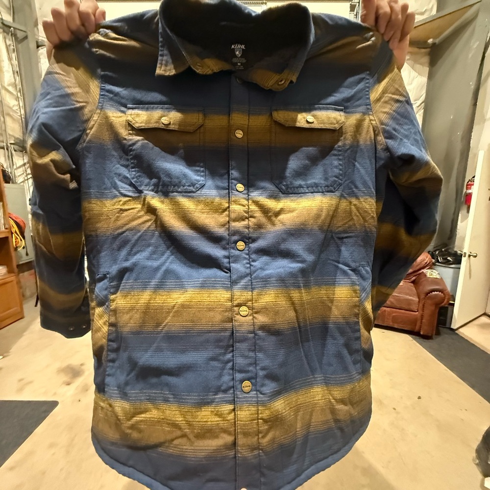 Kuhl Men's size M fleece flannel